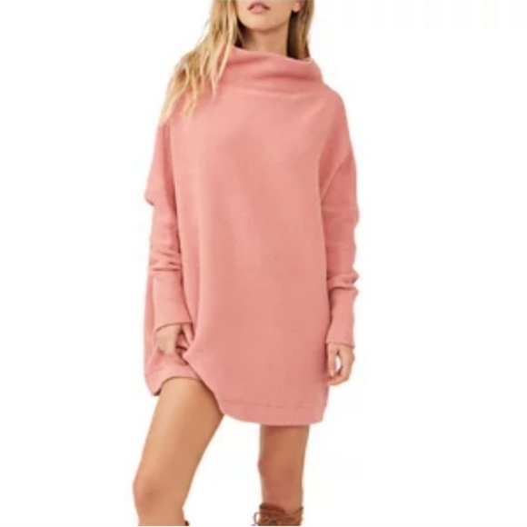 Free People Ottoman Slouchy Tunic Sweater Dress Oversized - Picture 5 of 8